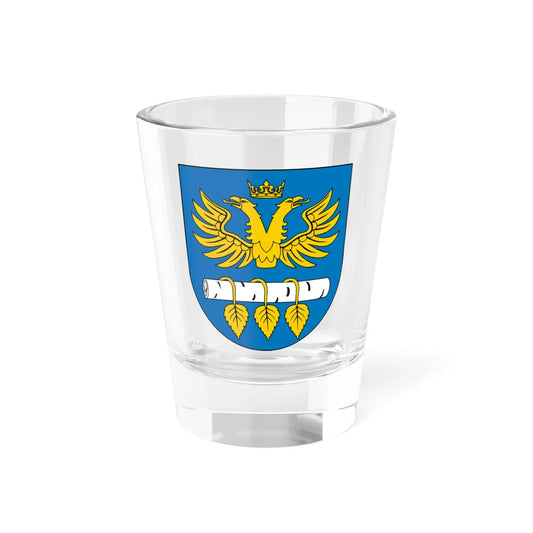 POL powiat brzozowski COA (Poland) (Coat of Arms) Shot Glass 1.5oz 1.5oz - Go Mug Yourself