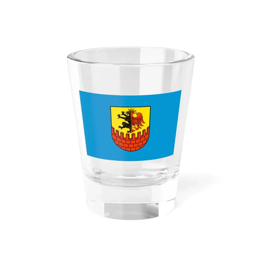 POL powiat bydgoski flag (Poland) Shot Glass 1.5oz 1.5oz - Go Mug Yourself