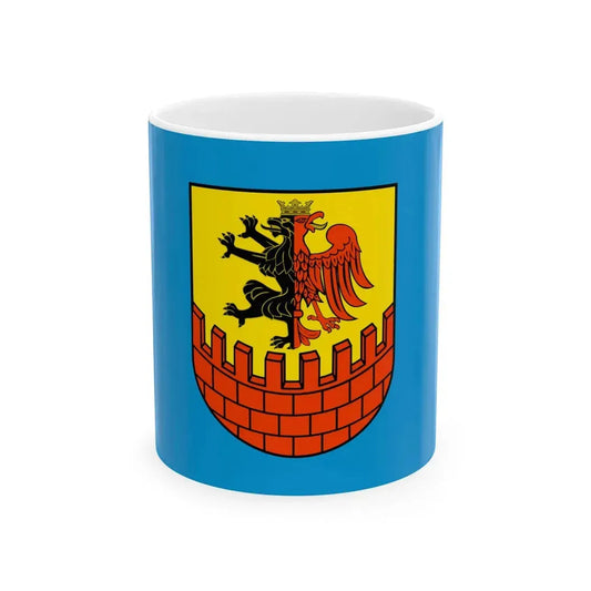 POL powiat bydgoski flag (Poland) White Coffee Mug 11oz - Go Mug Yourself