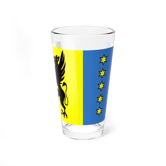 POL powiat bytowski flag (Poland) Pint Glass 16oz 16oz - Go Mug Yourself