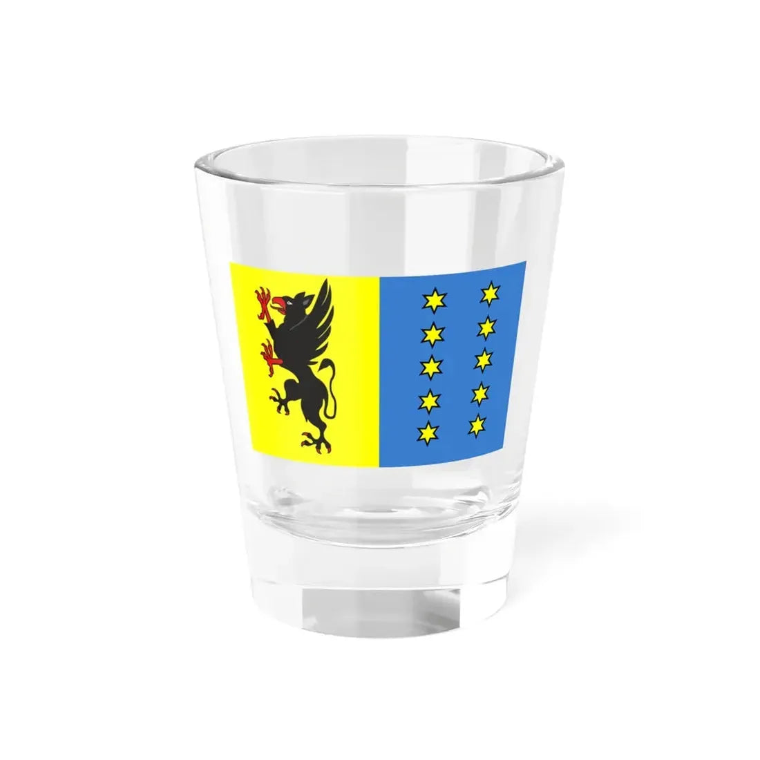 POL powiat bytowski flag (Poland) Shot Glass 1.5oz 1.5oz - Go Mug Yourself