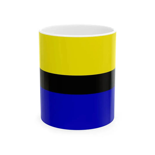 POL powiat chojnicki flag (Poland) White Coffee Mug 11oz - Go Mug Yourself