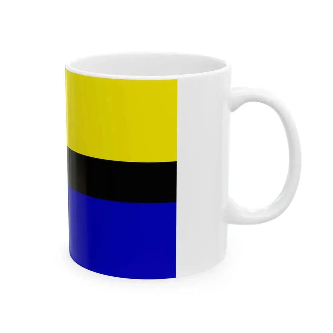 POL powiat chojnicki flag (Poland) White Coffee Mug - Go Mug Yourself