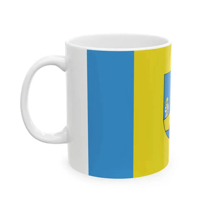 POL powiat ciechanowski flag (Poland) White Coffee Mug - Go Mug Yourself