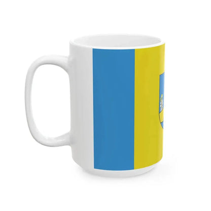 POL powiat ciechanowski flag (Poland) White Coffee Mug - Go Mug Yourself