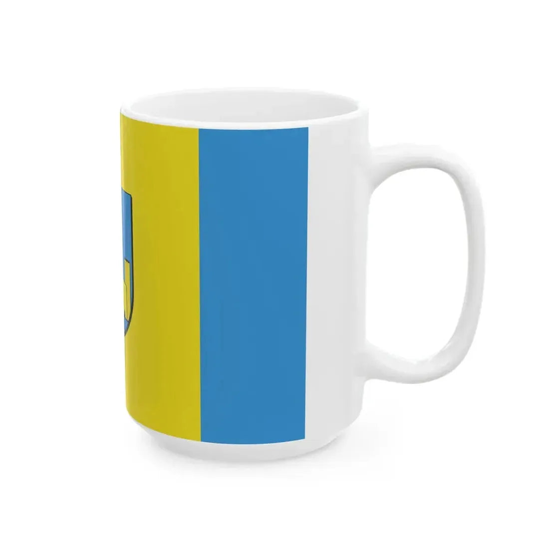 POL powiat ciechanowski flag (Poland) White Coffee Mug - Go Mug Yourself