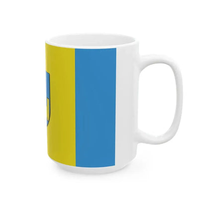 POL powiat ciechanowski flag (Poland) White Coffee Mug - Go Mug Yourself