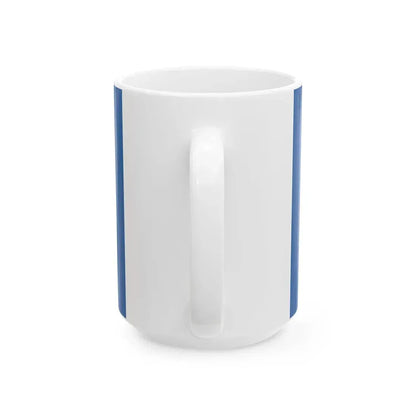 POL powiat cieszynski flag (Poland) White Coffee Mug - Go Mug Yourself