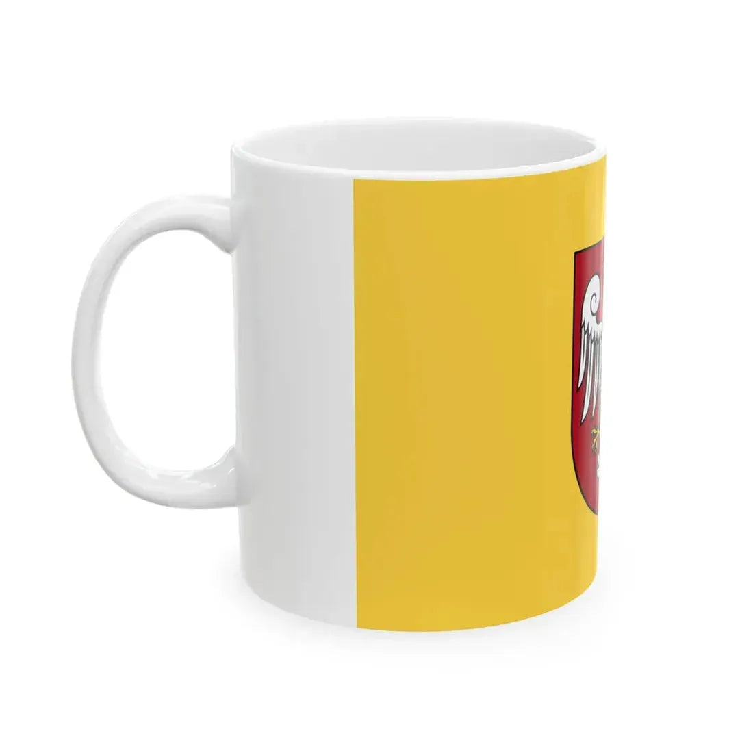 POL powiat czarnkowsko-trzcianecki flag (Poland) White Coffee Mug - Go Mug Yourself