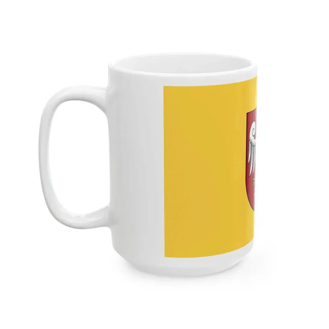 POL powiat czarnkowsko-trzcianecki flag (Poland) White Coffee Mug - Go Mug Yourself