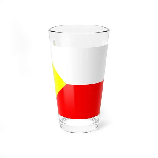 POL powiat czestochowski flag (Poland) Pint Glass 16oz 16oz - Go Mug Yourself