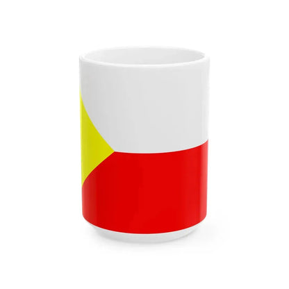 POL powiat czestochowski flag (Poland) White Coffee Mug 15oz - Go Mug Yourself