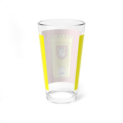 POL powiat człuchowski flag (Poland) Pint Glass 16oz - Go Mug Yourself