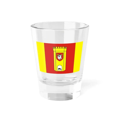 POL powiat człuchowski flag (Poland) Shot Glass 1.5oz 1.5oz - Go Mug Yourself