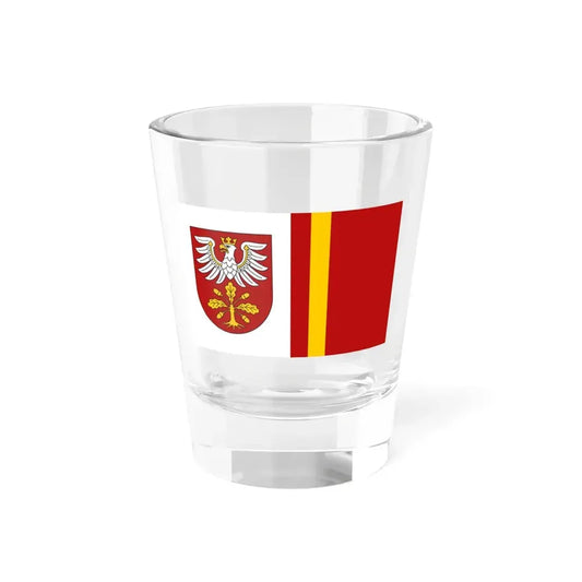 POL powiat dabrowski flag (Poland) Shot Glass 1.5oz 1.5oz - Go Mug Yourself