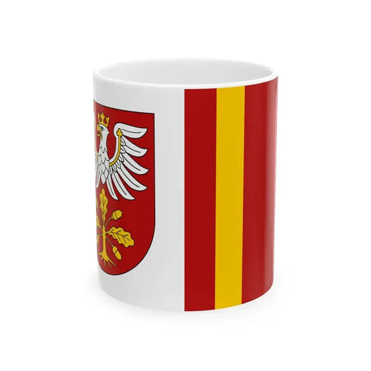 POL powiat dabrowski flag (Poland) White Coffee Mug 11oz - Go Mug Yourself