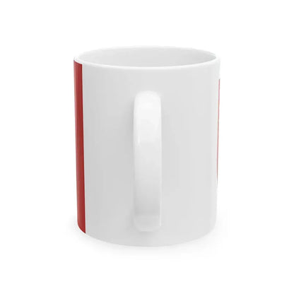 POL powiat dabrowski flag (Poland) White Coffee Mug - Go Mug Yourself