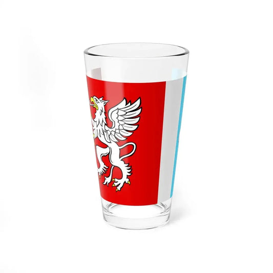 POL powiat debicki flag (Poland) Pint Glass 16oz 16oz - Go Mug Yourself