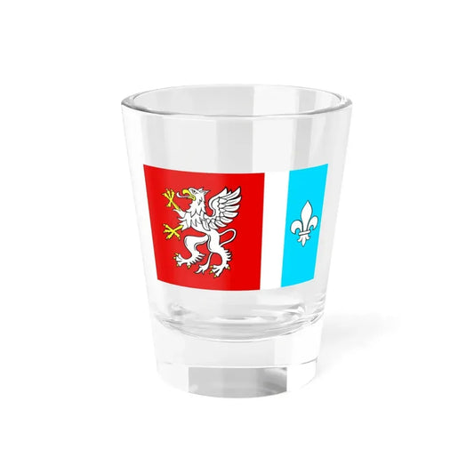 POL powiat debicki flag (Poland) Shot Glass 1.5oz 1.5oz - Go Mug Yourself