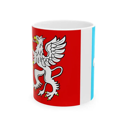 POL powiat debicki flag (Poland) White Coffee Mug 11oz - Go Mug Yourself