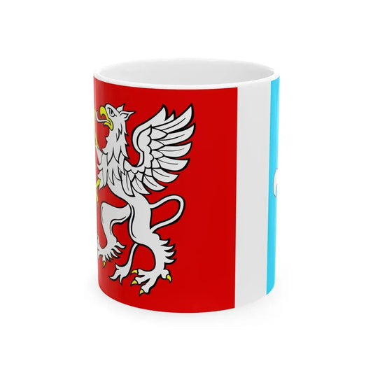 POL powiat debicki flag (Poland) White Coffee Mug 11oz - Go Mug Yourself