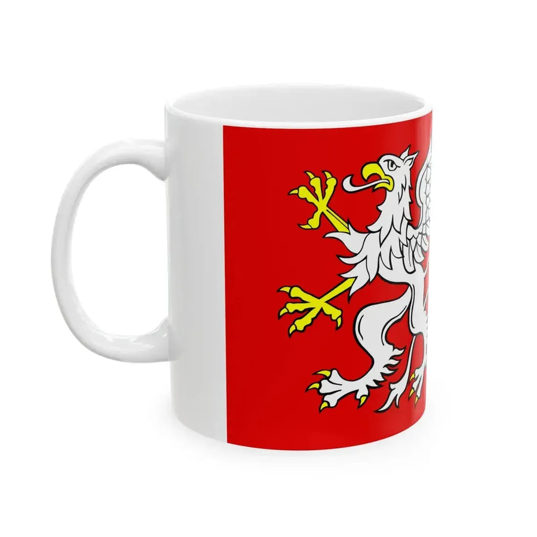 POL powiat debicki flag (Poland) White Coffee Mug - Go Mug Yourself