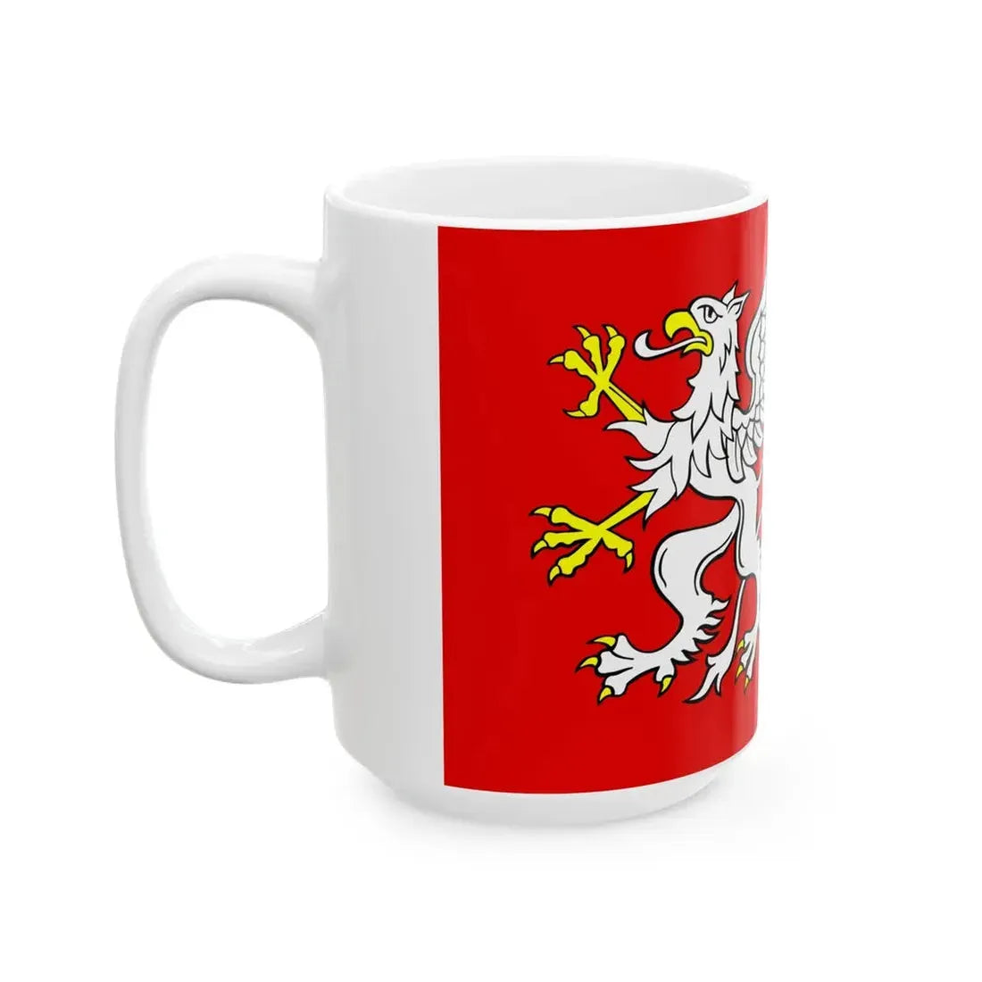 POL powiat debicki flag (Poland) White Coffee Mug - Go Mug Yourself