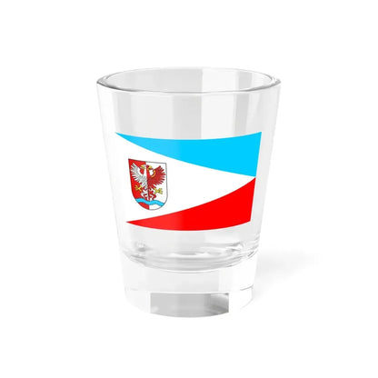 POL powiat drawski flag (Poland) Shot Glass 1.5oz 1.5oz - Go Mug Yourself