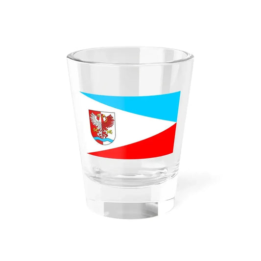 POL powiat drawski flag (Poland) Shot Glass 1.5oz 1.5oz - Go Mug Yourself