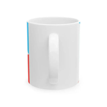 POL powiat drawski flag (Poland) White Coffee Mug - Go Mug Yourself