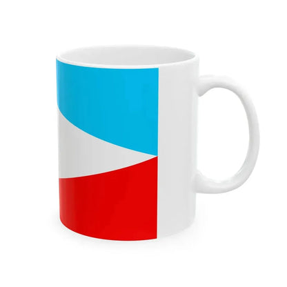 POL powiat drawski flag (Poland) White Coffee Mug - Go Mug Yourself