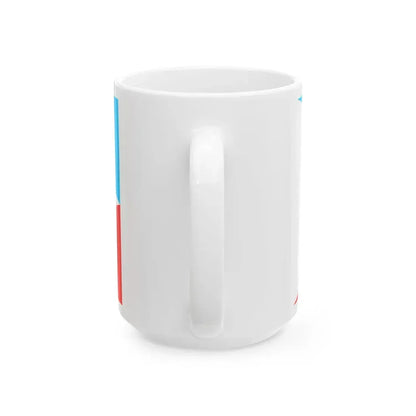 POL powiat drawski flag (Poland) White Coffee Mug - Go Mug Yourself