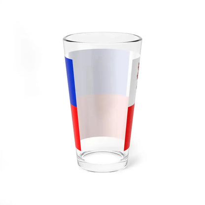 POL powiat działdowski flag (Poland) Pint Glass 16oz - Go Mug Yourself