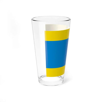 POL powiat dzierzoniowski flag (Poland) Pint Glass 16oz - Go Mug Yourself