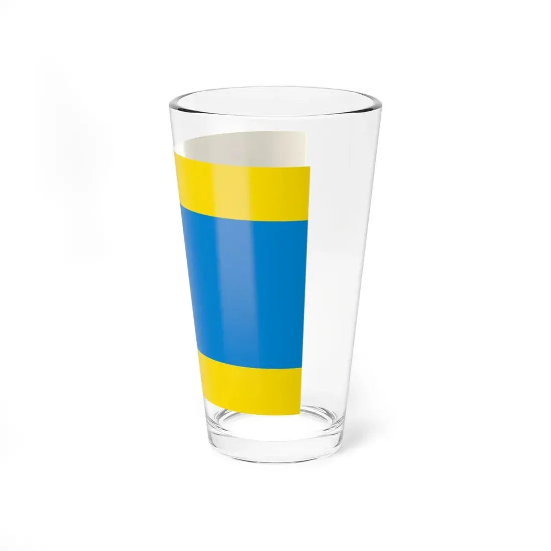 POL powiat dzierzoniowski flag (Poland) Pint Glass 16oz - Go Mug Yourself