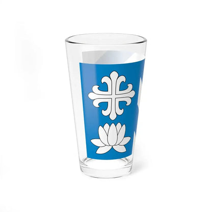 POL powiat ełcki flag (Poland) Pint Glass 16oz - Go Mug Yourself