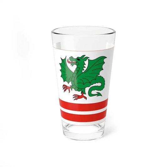 POL powiat garwolinski flag (Poland) Pint Glass 16oz 16oz - Go Mug Yourself