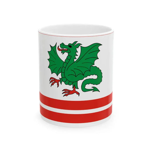 POL powiat garwolinski flag (Poland) White Coffee Mug 11oz - Go Mug Yourself