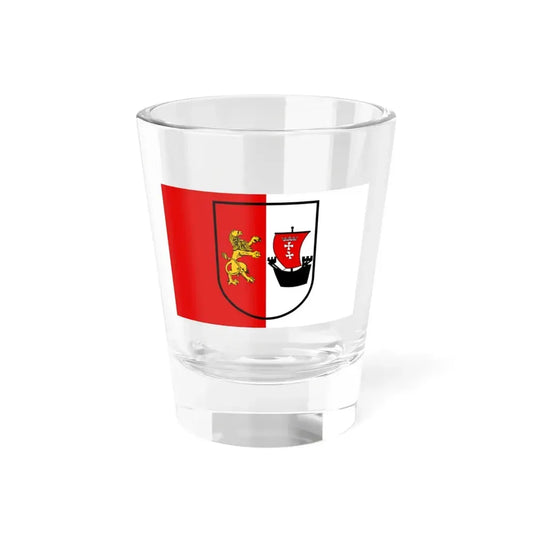 POL powiat gdanski flag (Poland) Shot Glass 1.5oz 1.5oz - Go Mug Yourself