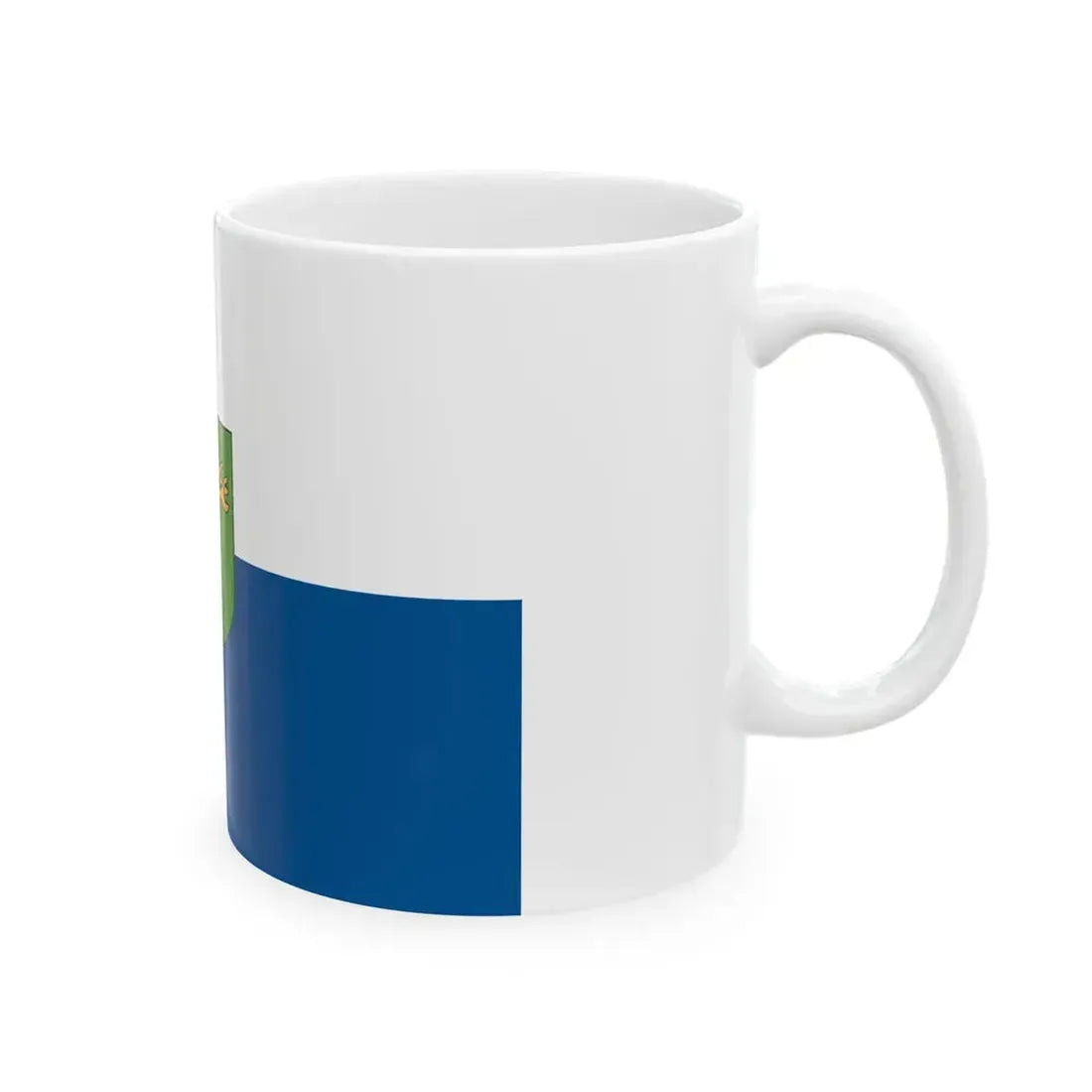 POL powiat gizycki flag (Poland) White Coffee Mug - Go Mug Yourself