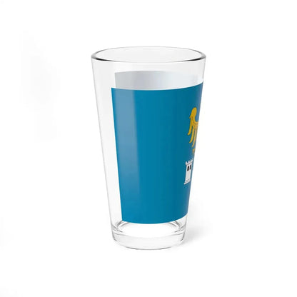 POL powiat gliwicki flag (Poland) Pint Glass 16oz - Go Mug Yourself