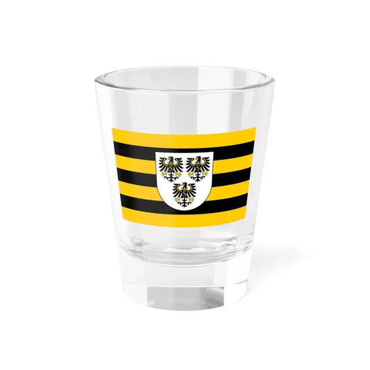 POL powiat gołdapski flag (Poland) Shot Glass 1.5oz 1.5oz - Go Mug Yourself