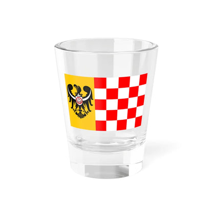 POL powiat głogowski flag 2001 - 2008 (Poland) Shot Glass 1.5oz 1.5oz - Go Mug Yourself
