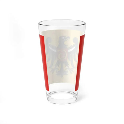 POL powiat głogowski flag (Poland) Pint Glass 16oz - Go Mug Yourself