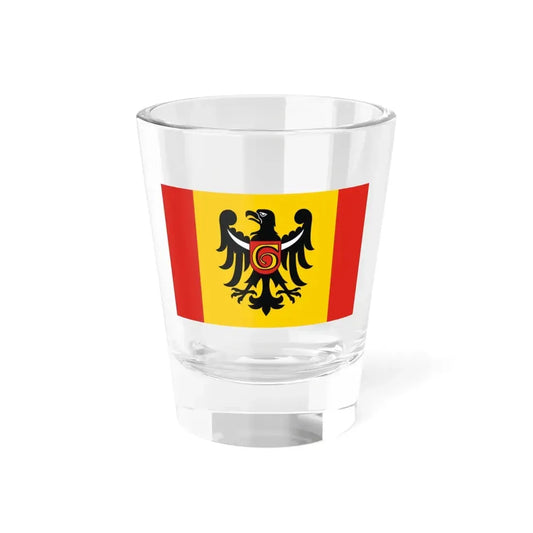 POL powiat głogowski flag (Poland) Shot Glass 1.5oz 1.5oz - Go Mug Yourself