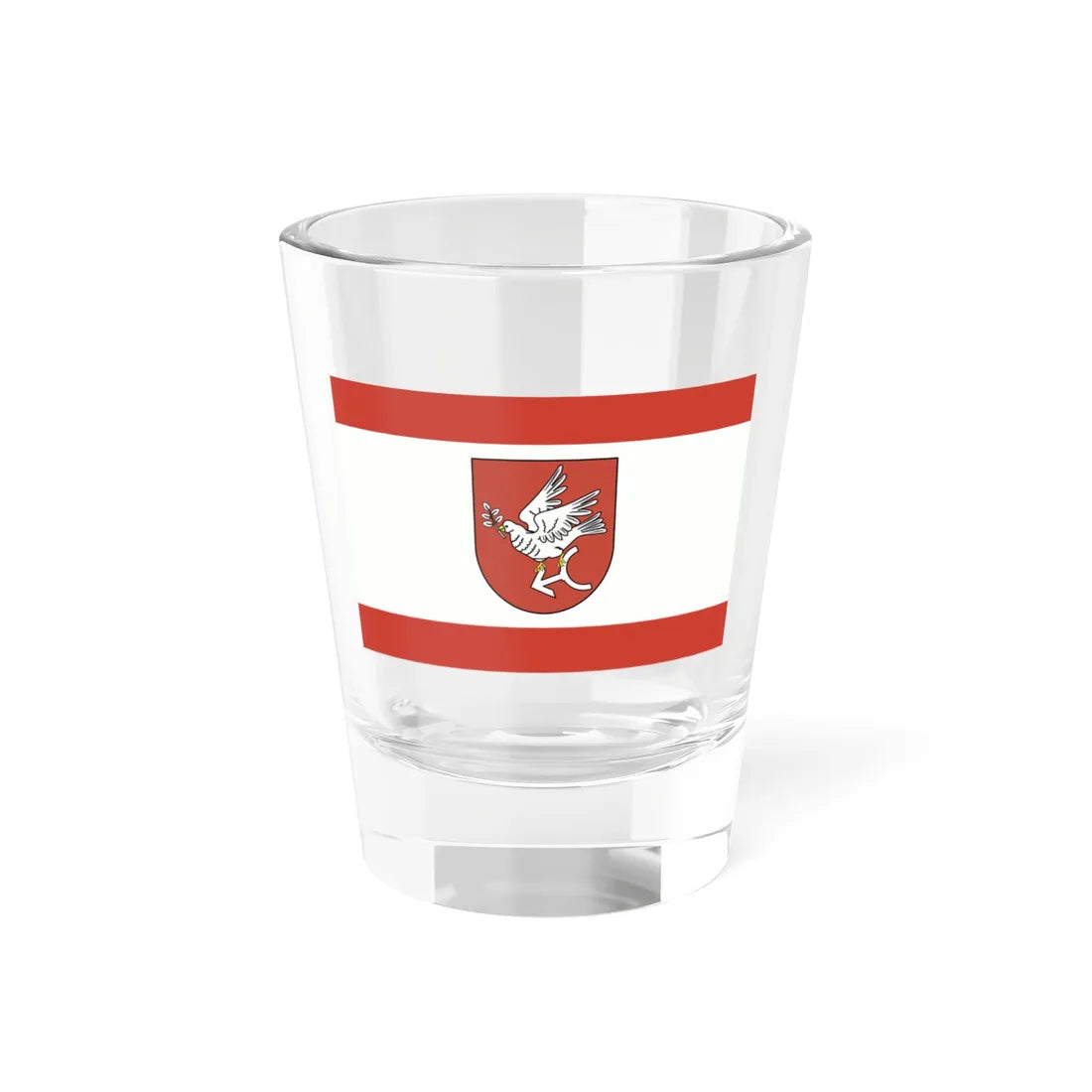 POL powiat golubsko-dobrzynski flag (Poland) Shot Glass 1.5oz 1.5oz - Go Mug Yourself