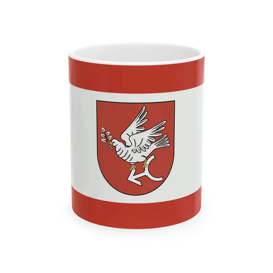 POL powiat golubsko-dobrzynski flag (Poland) White Coffee Mug 11oz - Go Mug Yourself