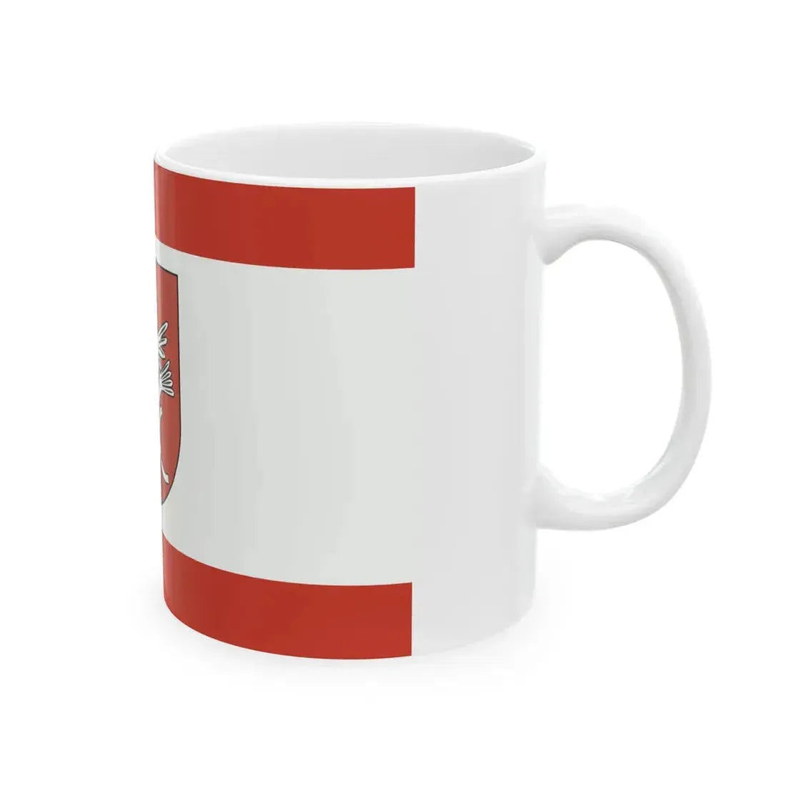 POL powiat golubsko-dobrzynski flag (Poland) White Coffee Mug - Go Mug Yourself