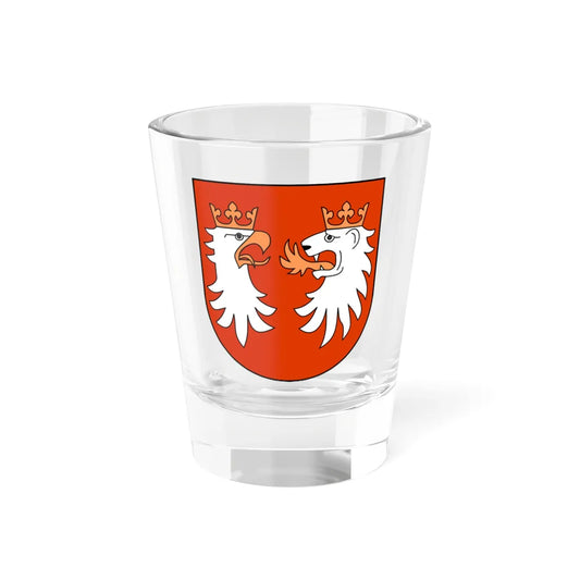 POL powiat gorlicki COA (Poland) (Coat of Arms) Shot Glass 1.5oz 1.5oz - Go Mug Yourself