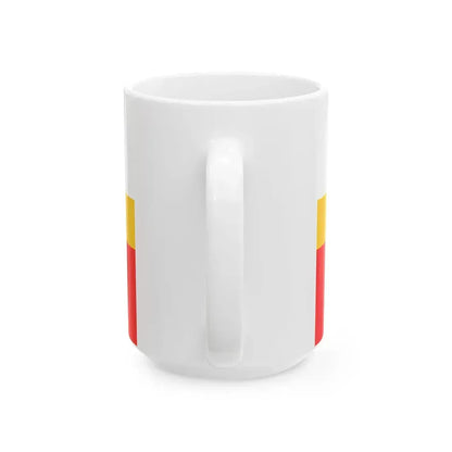 POL powiat gorlicki flag (Poland) White Coffee Mug - Go Mug Yourself